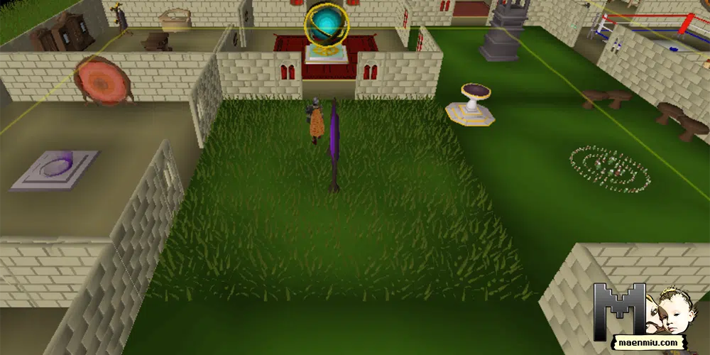 Old School RuneScape player owned house, maenmiu logo