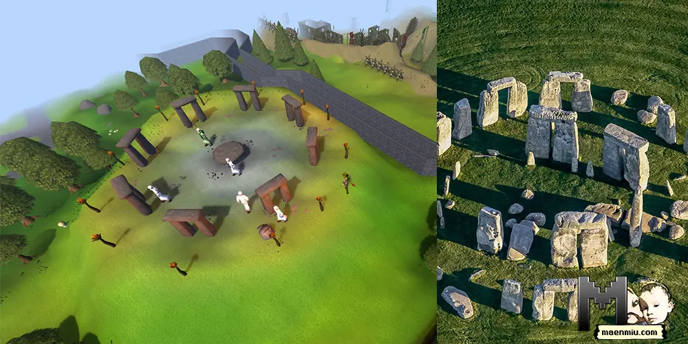 OSRS vs IRL: Druids’ Circle vs Stonehenge