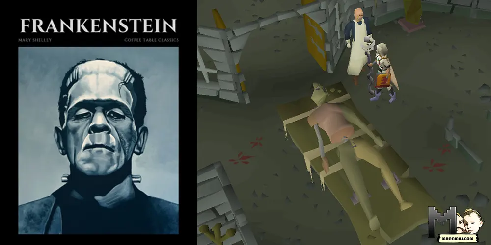 OSRS vs IRL: Creatures of Fenkenstrain vs Mary Shelley’s “Frankenstein”