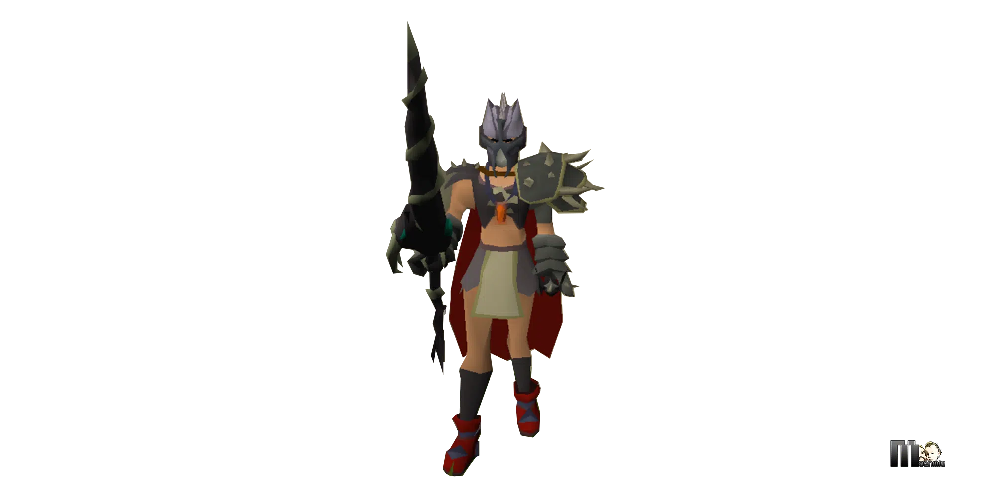 osrs character with maenmiu logo
