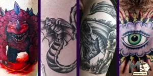 OSRS boss tattoos split-screen cover, Old School RuneScape tattoo, maenmiu logo