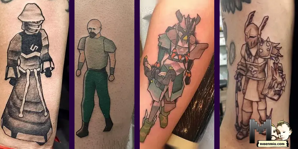 OSRS vs IRL: OSRS character tattoos