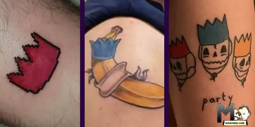 OSRS vs IRL: Party Hats Tattoos