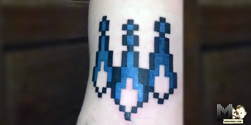 OSRS PK tattoo, Old School RuneScape tattoo, maenmiu logo