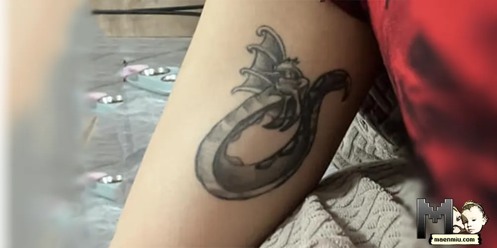 OSRS tattoos, OSRS boss tattoo, Zulrah tattoo, maenmiu logo