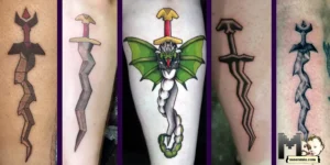 OSRS tattoo, Fang tattoo, Osmumten's Fang, Old School RuneScape tattoo, maenmiu logo