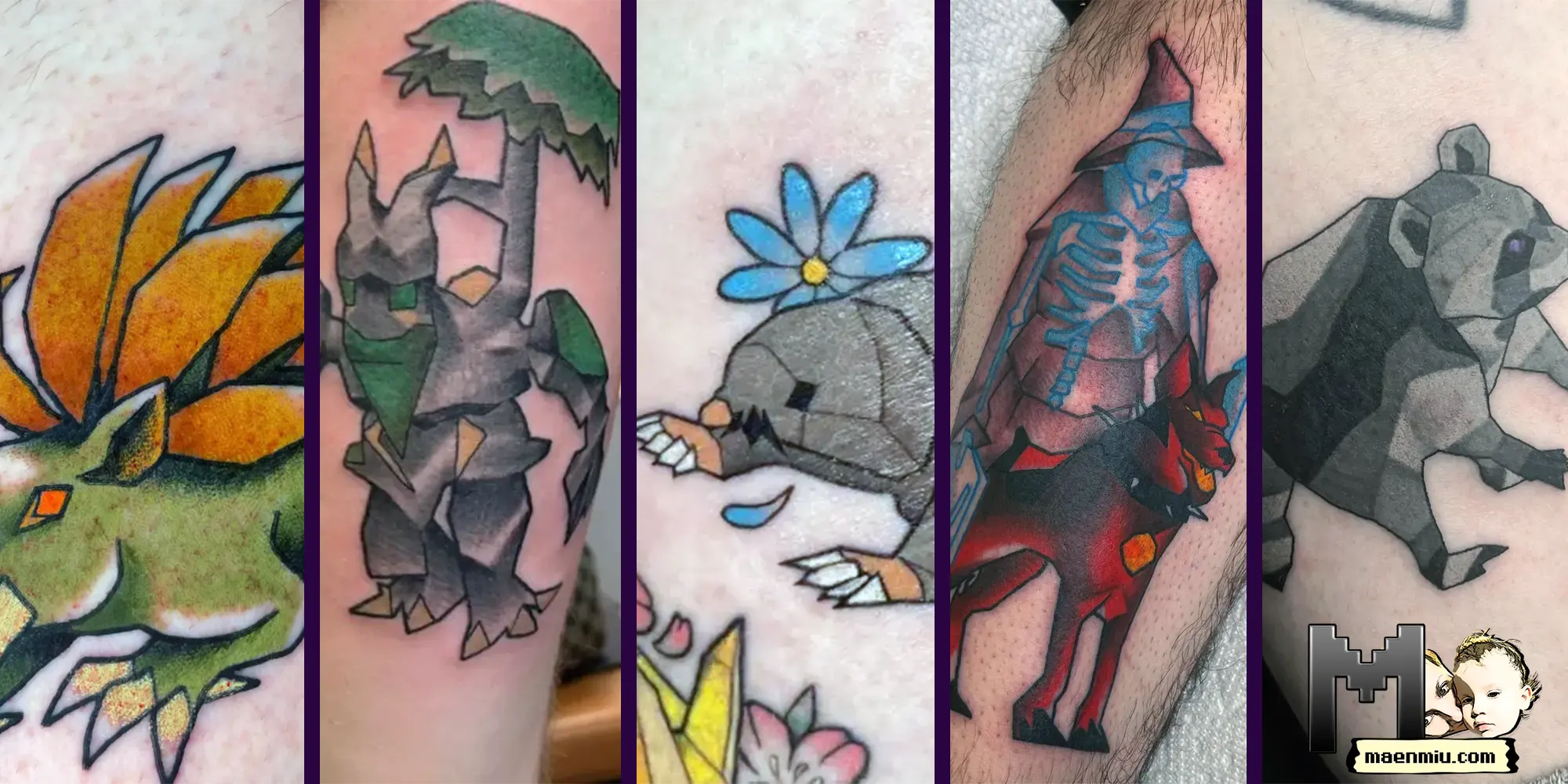 OSRS tattoos, OSRS pet tattoo, maenmiu logo