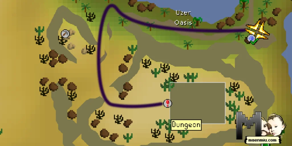 OSRS Curse of Arrav navigation visual guide